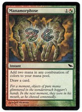 Manamorphose 2008 Shadowmoor SHM Multi-color Common Instant MTG NM Actual Pics