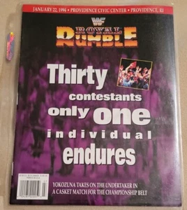 1994 WWF Royal Rumble Wrestling Program Undertaker, Bret Hart, Yokozuna Razor - Bild 1 von 8