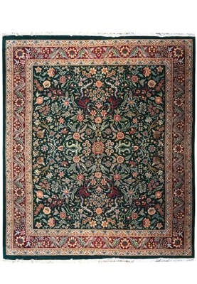 12x15' GREEN Jaipour Rug Lustrous Wool Dense Weave PERFECT CARPET #PIX-316 - Image 1 of 4