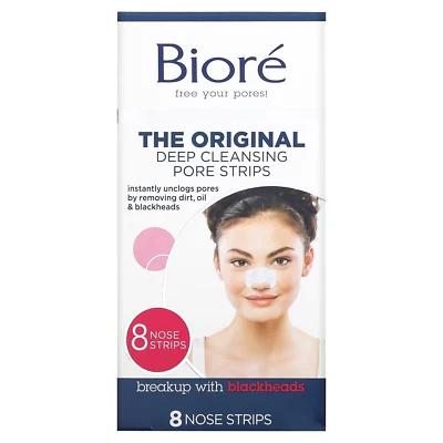 Biore, Deep Cleansing Pore Strips, The Original , 8 Nose Strips - Image 1 of 2
