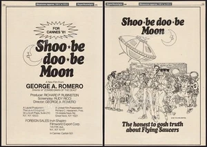 SHOO-BE DOO-BE MOON__Original 1980 Trade print AD / poster__George A Romero_UFOs - Picture 1 of 3