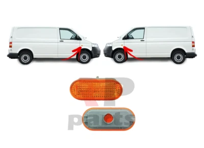 Per VW Transporter/Multivan 03-09 Nuovo Ali Lato Indicatore Direzione Singolo - Immagine 1 di 2