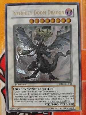 INFERNITY DOOM DRAGON - TSHD-EN042 Ultimate Rare / 1st Edition Near Mint  - Bild 1 von 4