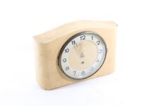 Old Wall Clock Vintage Watch with Glass Set Wood