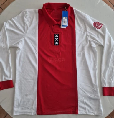 Ajax 125th Anniversary adidas Trikot Größe XL Limited Special Edition + Badge - Bild 1 von 4
