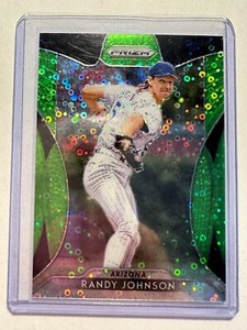 K46,901 - 2019 Panini Prizm Lime Green Donut Circles #246 Randy Johnson #/199