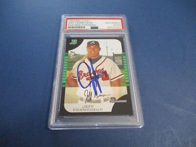 Jeff Francoeur Autographed Signed 2005 Bowman Card #BDP158 PSA Slab Auth. - Image 1 of 4