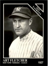 1991 CONLON COLLECTION TSN - #117 ART FLETCHER NEW YORK YANKEES