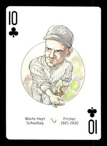 #BH186 WAITE HOYT Oddball Baseball Card FREE SHIPPING