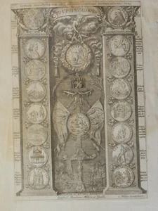 Monumento funerario Papa San Pio V Pius Ghislieri Tomb Pope Vaticano bulino - Picture 1 of 4
