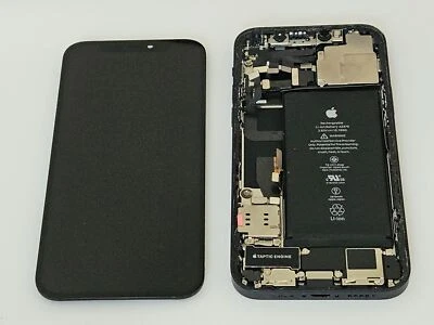 Apple iPhone 12 A2172 Black LCD Screen/Digitizer/Case/Battery ONLY OEM - Image 1 of 2