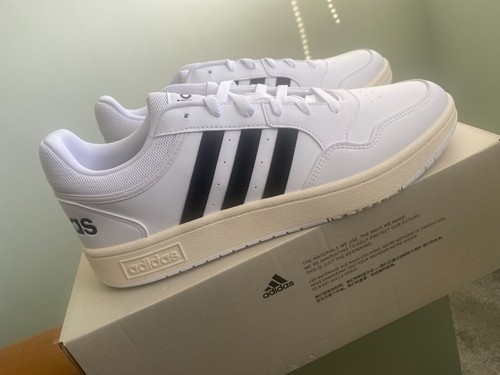 Scarpe da ginnastica Adidas Hoops 3.0 da uomo Ftwr bianco nucleo nero gesso bianco 11 5 UK