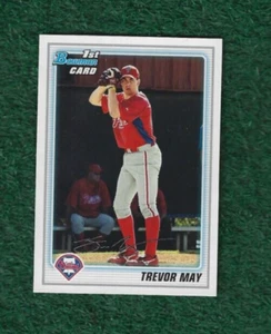 TREVOR MAY - 2010 BOWMAN - 1ST BOWMAN - PROSPECTS INSERT CARD # BP36 ATHLETICS - Picture 1 of 2