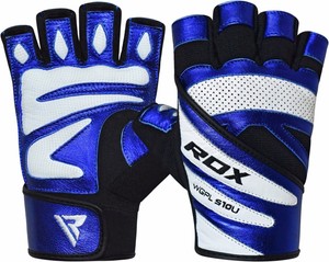 RDX Fitness Handschuhe Leder Gewichtheben Sports Gym Kraftsporthand 