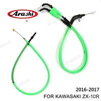 AS3 VENHILL FEATHERLIGHT THROTTLE CABLES to fit KAWASAKI ZX10R 2011-2015 GREEN