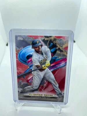 KE'BRYAN HAYES 2023 TOPPS INCEPTION BASEBALL RED PIRATES SP 03/75 #100 PIRATES - Image 1 of 2