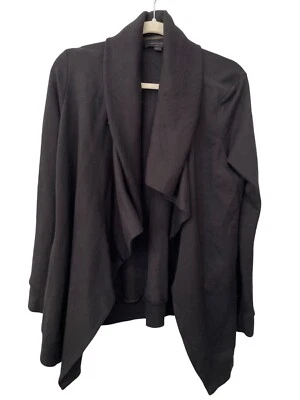 Cárdigan Suéter All Saints Chal Frente Abierto Talla Mediana Manga Larga Negro Cómodo Foto 1 de 4