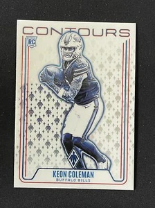 Keon Coleman 2024 Panini Phoenix Football Contours RC #CON-KCN - Imagen 1 de 2