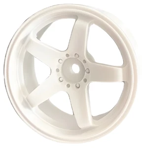 Topline N Model Ver.3 Drift Wheels Offset 5 White TDW-055WH - Picture 1 of 2
