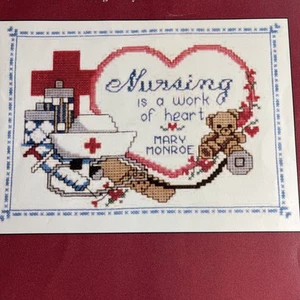 Nursing Cross Stitch Chart From Imaginating - Picture 1 of 6