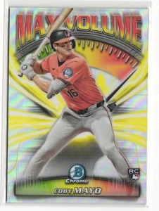 2025 Bowman Chrome Coby Mayo Max Volume Rookie RC MV-13 - Bild 1 von 2