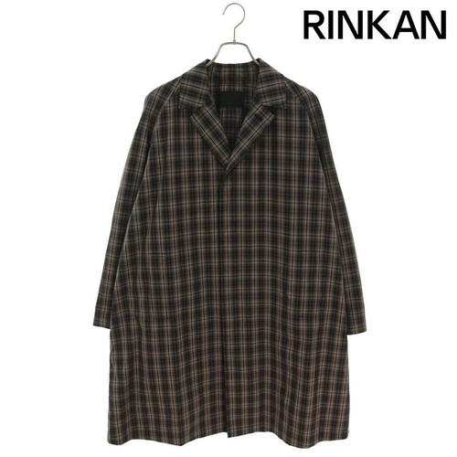 Cappotto Prada SGC214 S231 120E retro triangolo design cotone check uomo 48 usato