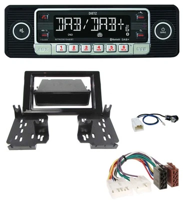 Dietz USB DAB MP3 Bluetooth Autoradio für Toyota Prius (ab 2016) schwarz - Bild 1 von 4