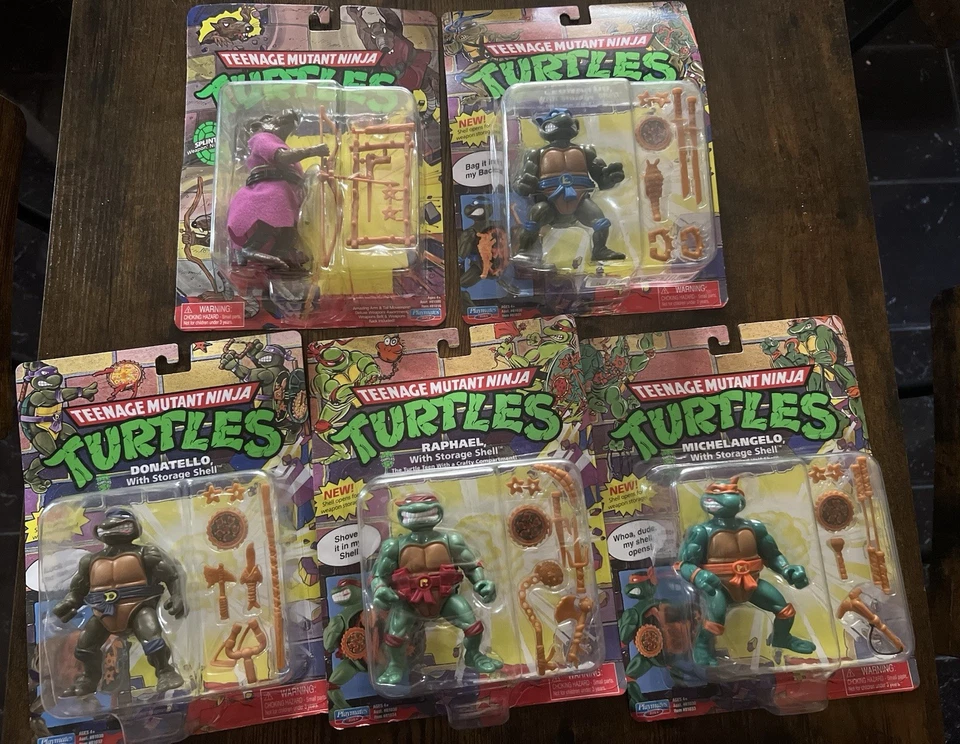 Playmates TMNT 2021 reedición, juego completo de tortugas Foto 1 de 4