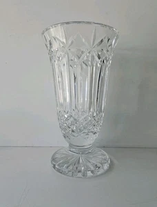 Vintage Waterford Crystal 8.5” Vase Balmoral Pattern 1990's *SIGNED - Picture 1 of 7