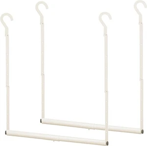 STORAGE MANIAC verstellbare Schrankstange hängende Kleidung Schrankverlängerung 2er-Pack - Bild 1 von 6