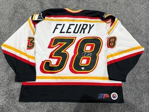 MARC ANDRE FLEURY WBS Wilkes Barre Penguins SIGNED Rookie JERSEY Fanatics COA - Picture 1 of 6