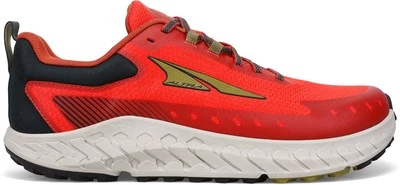 Altra Outroad 2 Mens Trail Running Shoes Red Offroad All-Terrain Outdoor Sports