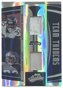 2007 Playoff Absolute Team Tandems Materials #TT-22 Alexander / Branch /25 - Picture 1 of 2