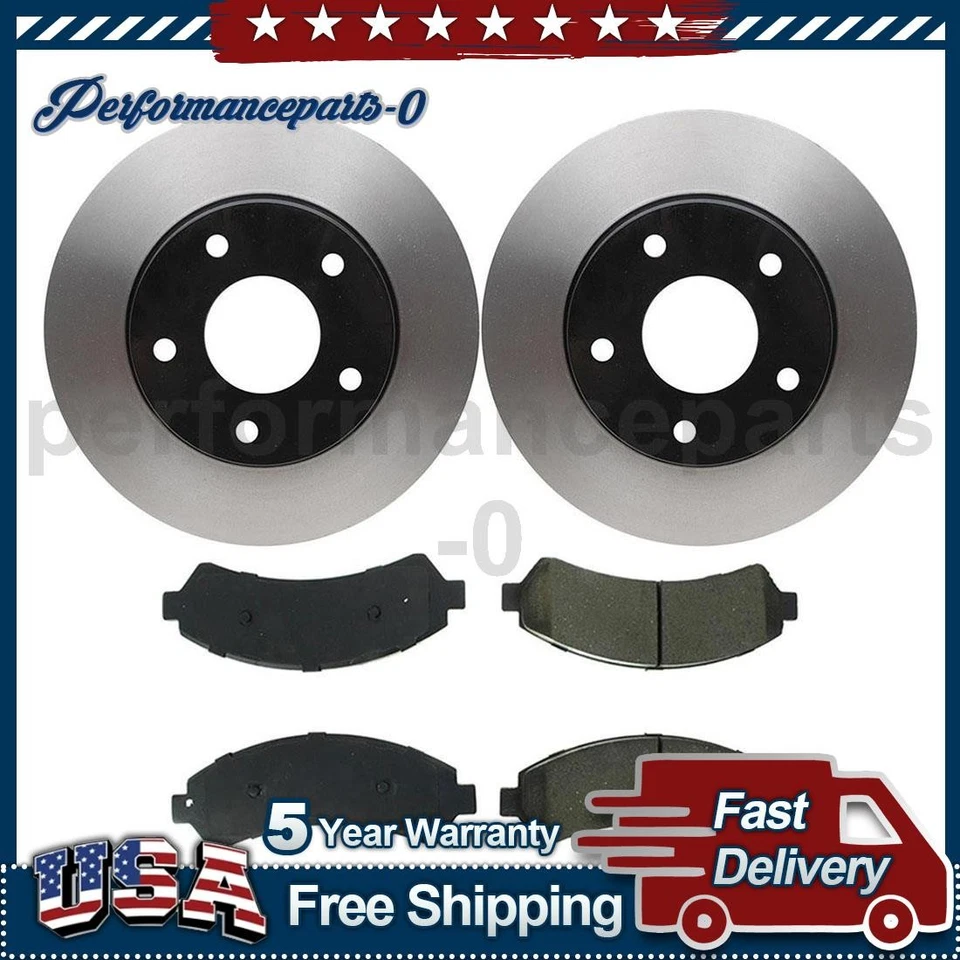 Juego de pastillas de freno de disco delanteras rotor de freno de disco para Chevrolet Blazer 1997-2005 Foto 1 de 4