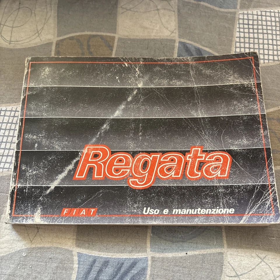 Ricambi Libretto Uso E Manutenzione Fiat Regata Usato 1986 - Immagine 1 di 2