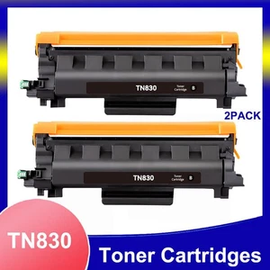 2X TN830 Toner Cartridge Replacement Brother 830XL TN-830 TN830XL for HL-L2460DW - Picture 1 of 5