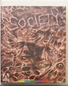 Society Arrow Video Blu Ray 1989 NTSC Melt Body Horror Brian Yuzna - Picture 1 of 4