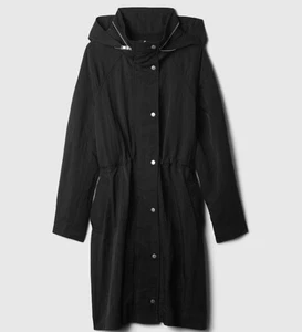 Gap Black Oversized Parka Size Large - Picture 1 of 1