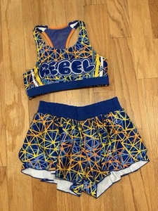 Rebel Athletic “Rebel In Indy” Youth Cheer Set - YL Top, YM Skort - Picture 1 of 7