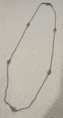 Tiffany & Co. Elsa Peretti Diamonds by the Yard 16 in Necklace .70 Carats! - Image 1 of 4