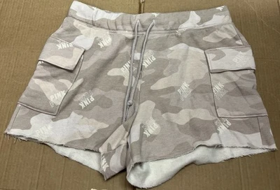 Victoria's Secret PINK Beige/White Camouflage Women’s Medium Shorts NWT Camo - Image 1 of 4