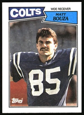1987 Topps #377 Matt Bouza Indianapolis Colts - Image 1 of 2