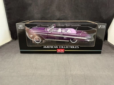 Sunstar 1:18 Scale 1961 Chevrolet Impala Lowrider Open Convertible SS-2111 - Image 1 of 4