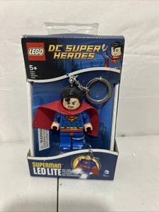 LEGO Superman LEDLite DC Super Heroes Key Chain Key Light Mini Kal-El Figure - Afbeelding 1 van 4