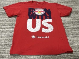 Camisa Red Bull New York Adulto Grande Unisex Roja Manga Corta Fútbol MLS Hombres - Imagen 1 de 8