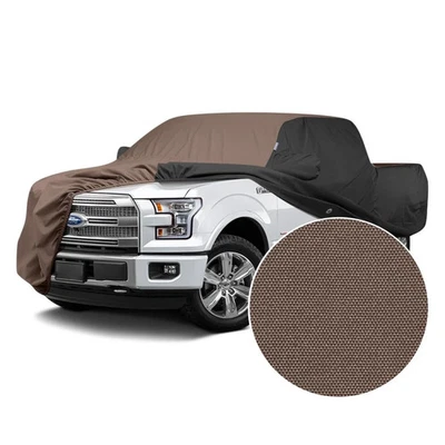 For Dodge Dakota 89 Car Cover WeatherShield HP Two-Tone Taupe Custom Car Cover w - Image 1 of 4