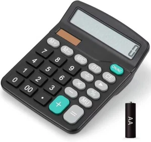 Bimormat Taschenrechner Dual Power(Solar und Batterie) Standard rutschfest - Bild 1 von 4