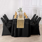 Tablecloths 6ft Wedding Table Cloths Trestle Rectangle Market Event Full Fitted