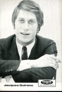 JACQUES DUTRONC : Germany 1960s Vogue Records Promotion Flyer + Letter - Picture 1 of 3