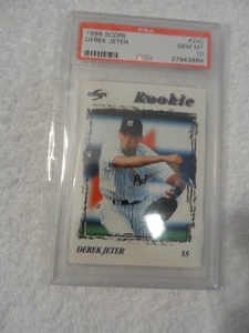 1996 Score #240 Derek Jeter Rookie RC HOF Yankees PSA 10 GEM MINT - Picture 1 of 2